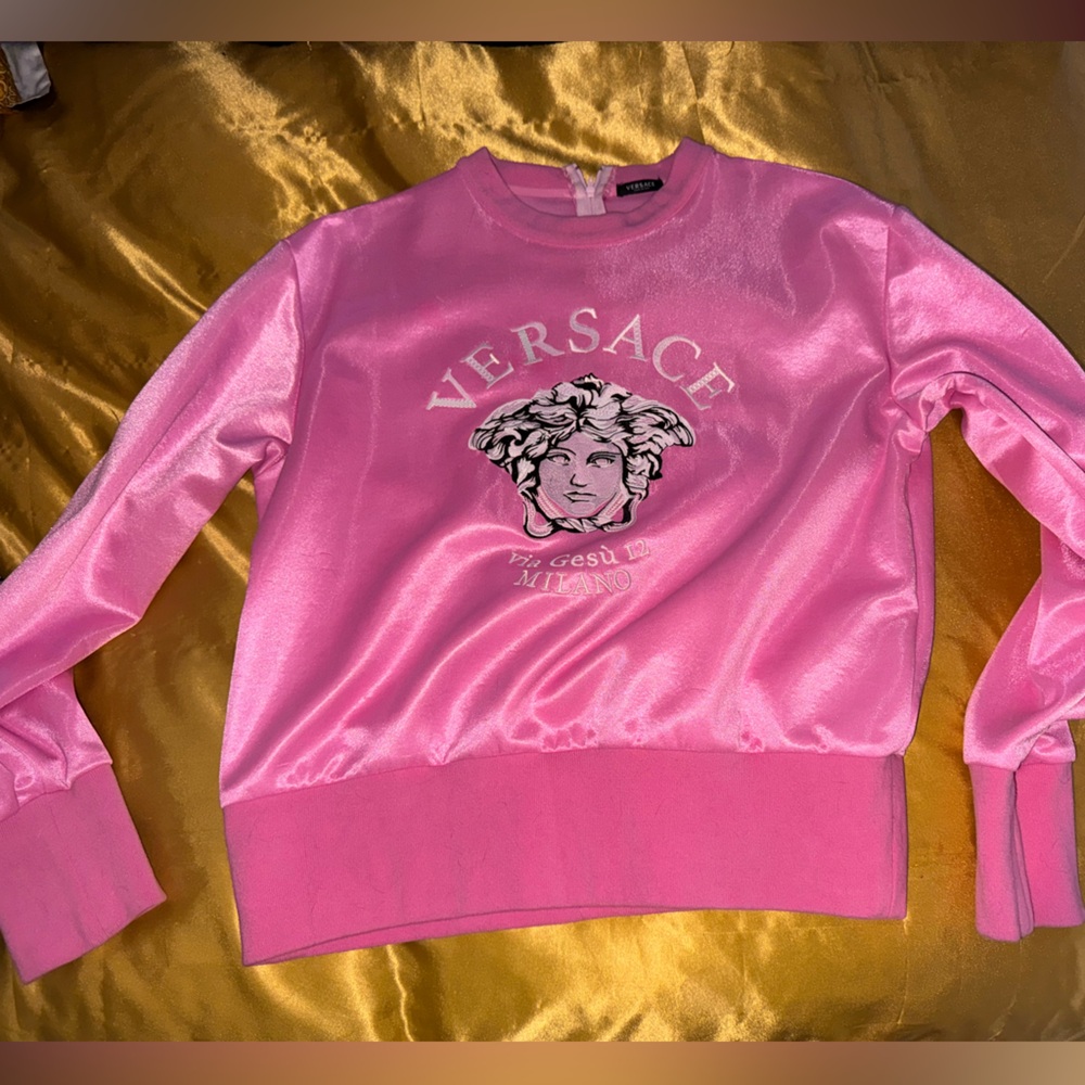Versace Medusa logo Embroidered Sweatshirt